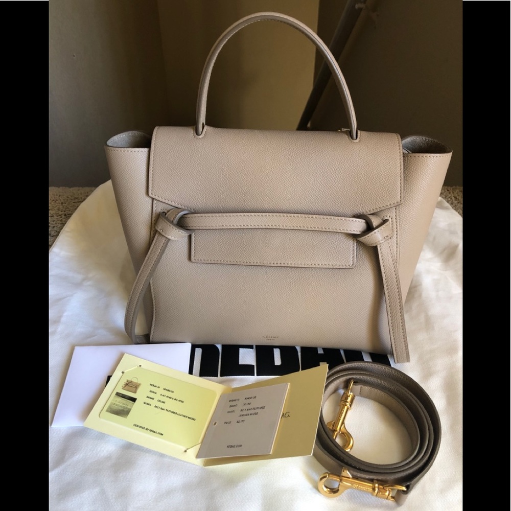 Celine micro Belt bag- light taupe